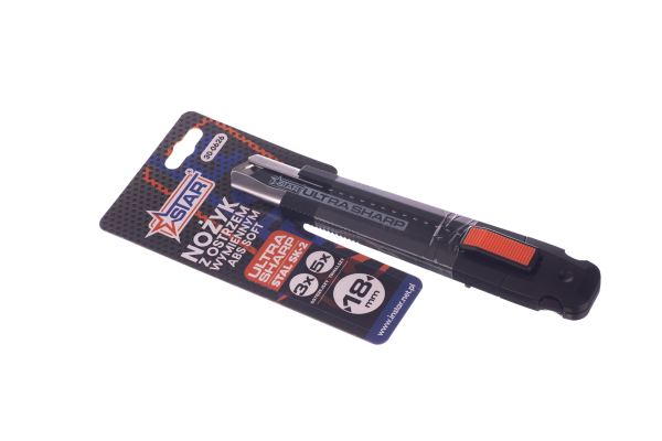 NOŻYK ABS SOFT Z WYMIENNYM OSTRZEM 18mm SK-2