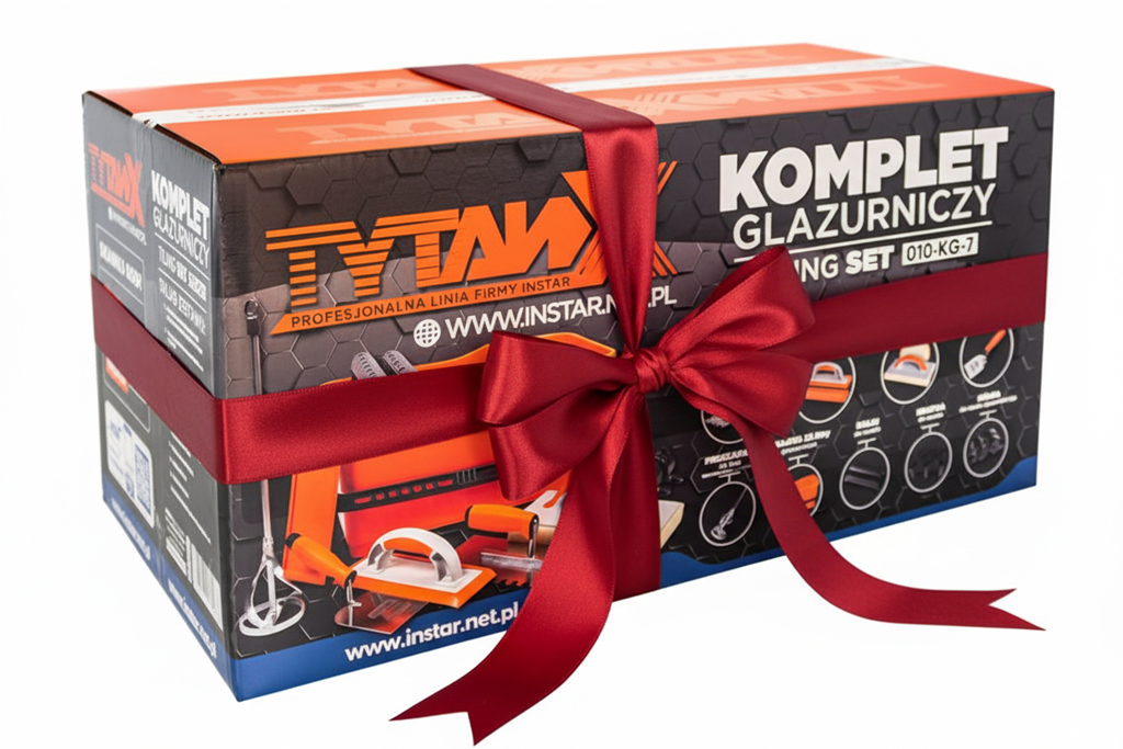 komplet glazurniczy w prezencie