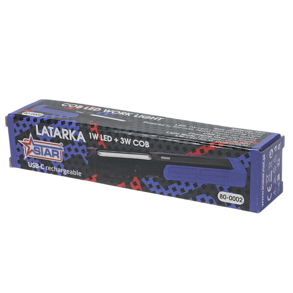 LATARKA LED 1 W+ 3W COB STAR
